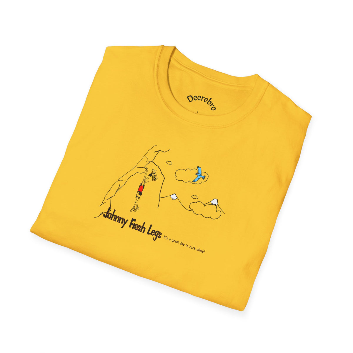 Free Climbing Tee – Rock Climbing Graphic Shirt