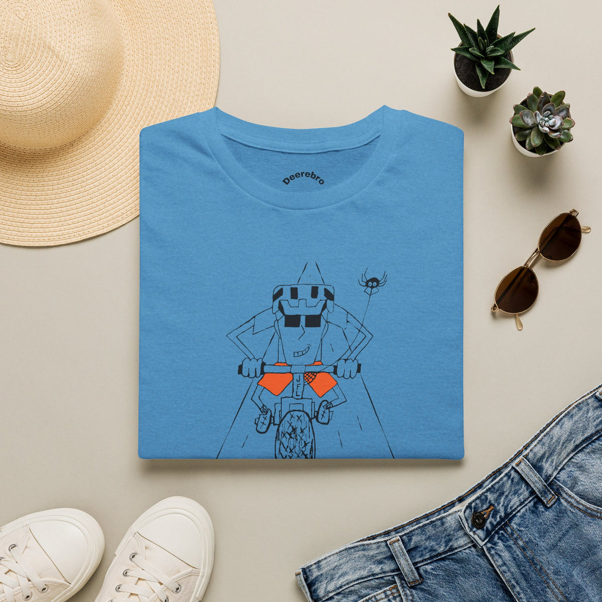 Along for the Ride Tee – Funny Mountain Bike Graphic Shirt