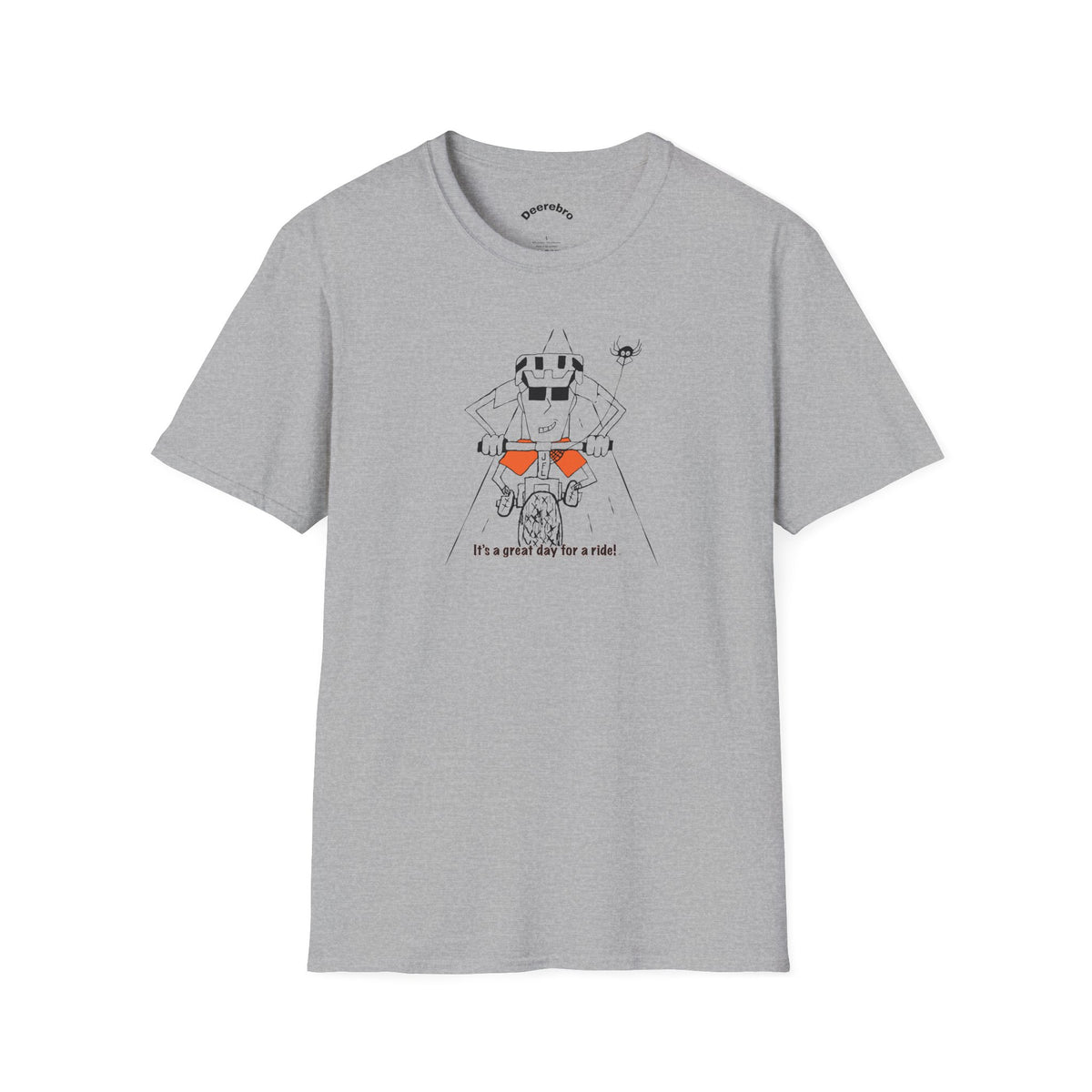 Along for the Ride Tee – Funny Mountain Bike Graphic Shirt