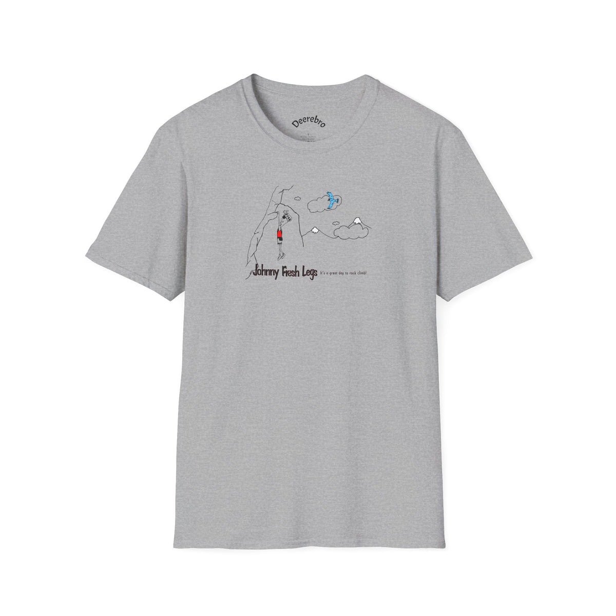 Free Climbing Tee – Rock Climbing Graphic Shirt