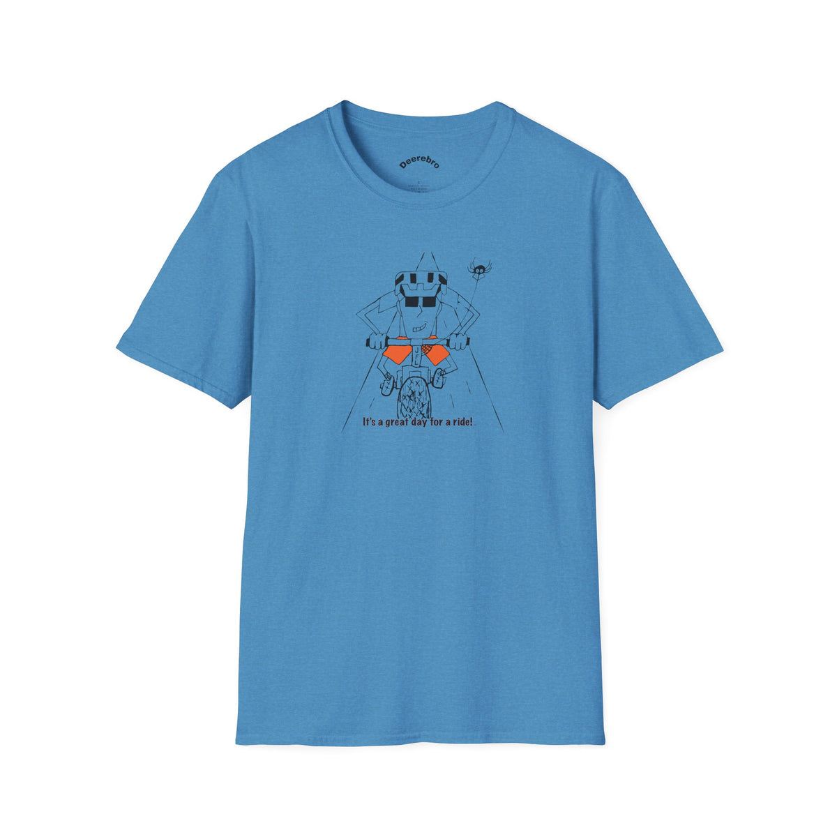 Along for the Ride Tee – Funny Mountain Bike Graphic Shirt