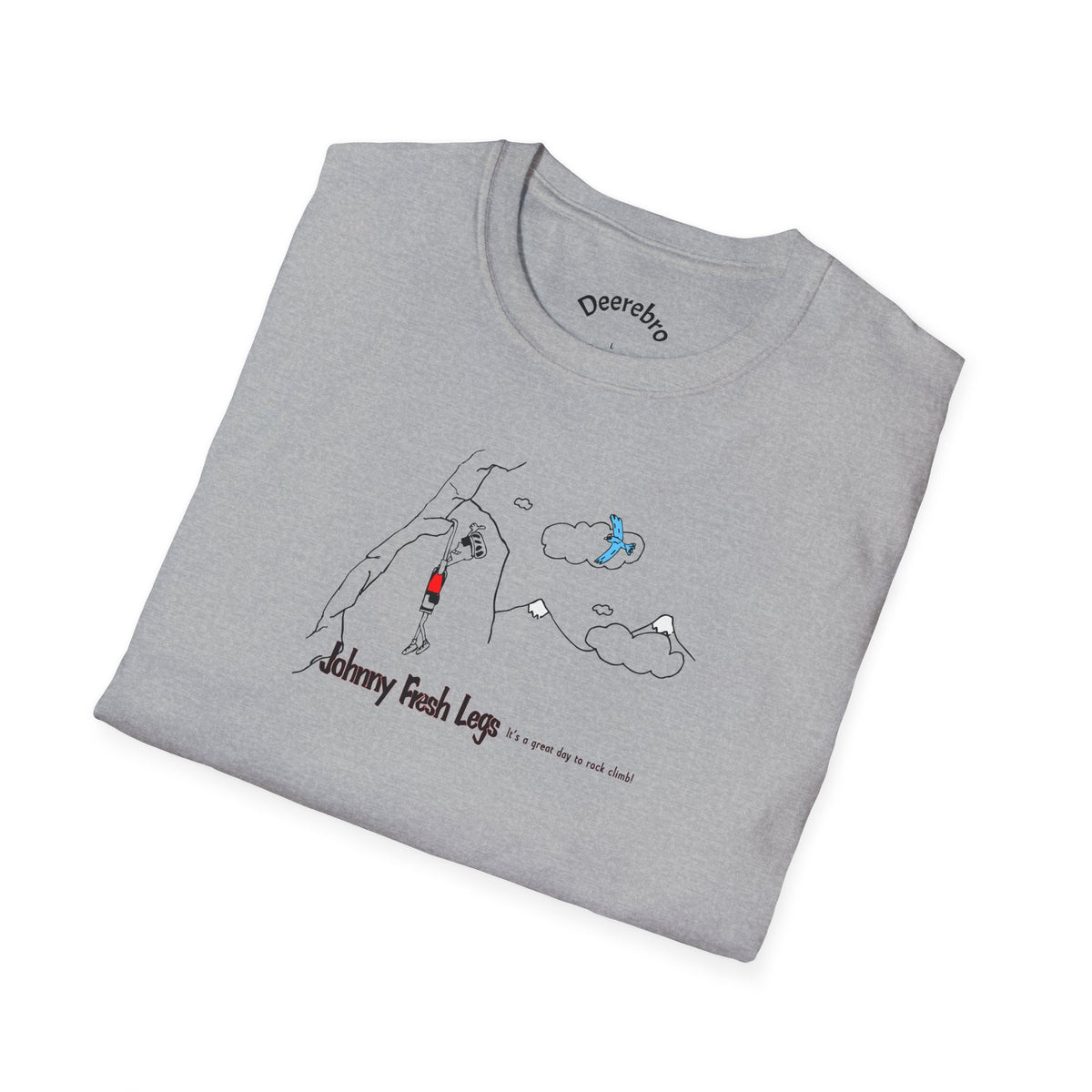Free Climbing Tee – Rock Climbing Graphic Shirt