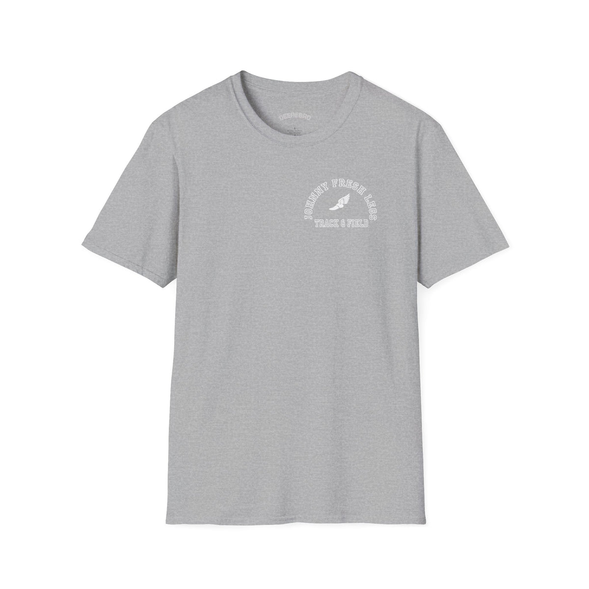 Track & Field Back-Print Tee – Old-School Team Running Shirt