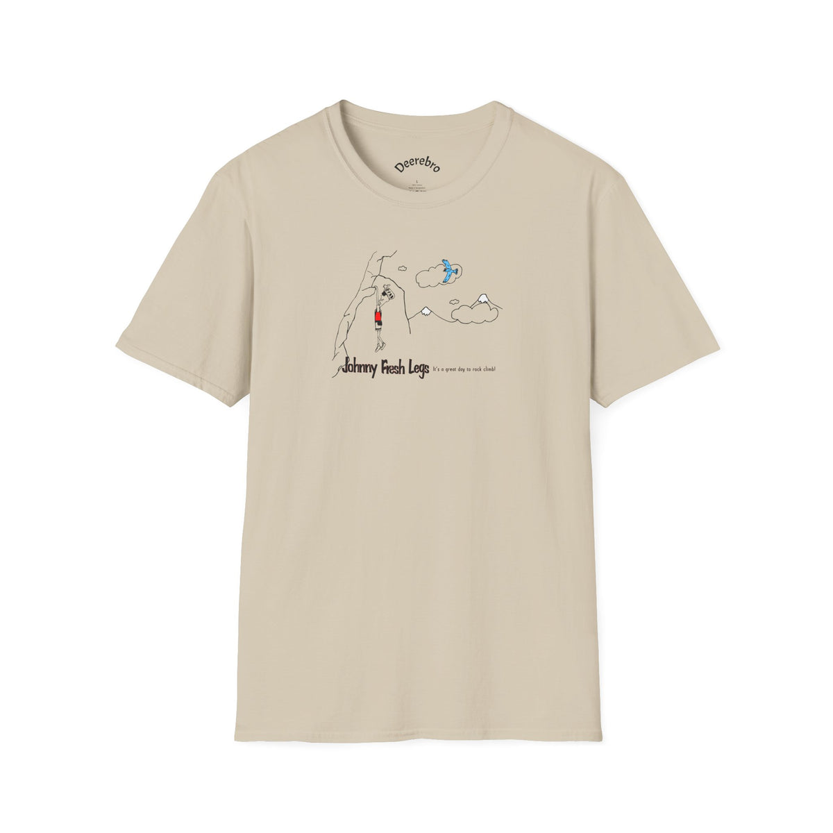 Free Climbing Tee – Rock Climbing Graphic Shirt