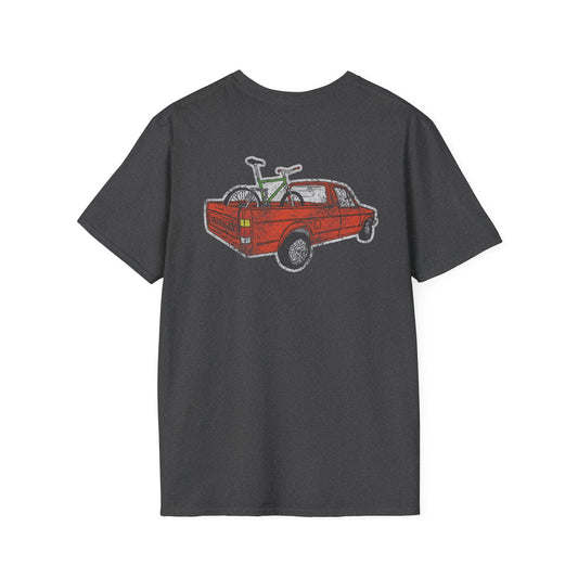Bikewagon Tee – Retro Truck & Bike Graphic Shirt
