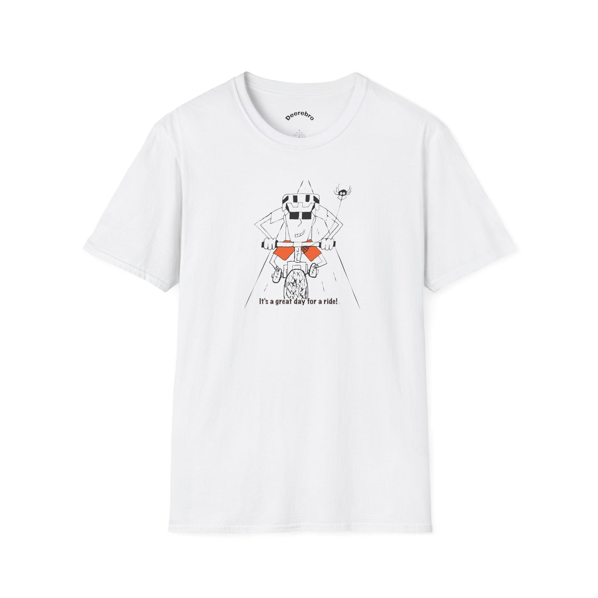 Along for the Ride Tee – Funny Mountain Bike Graphic Shirt