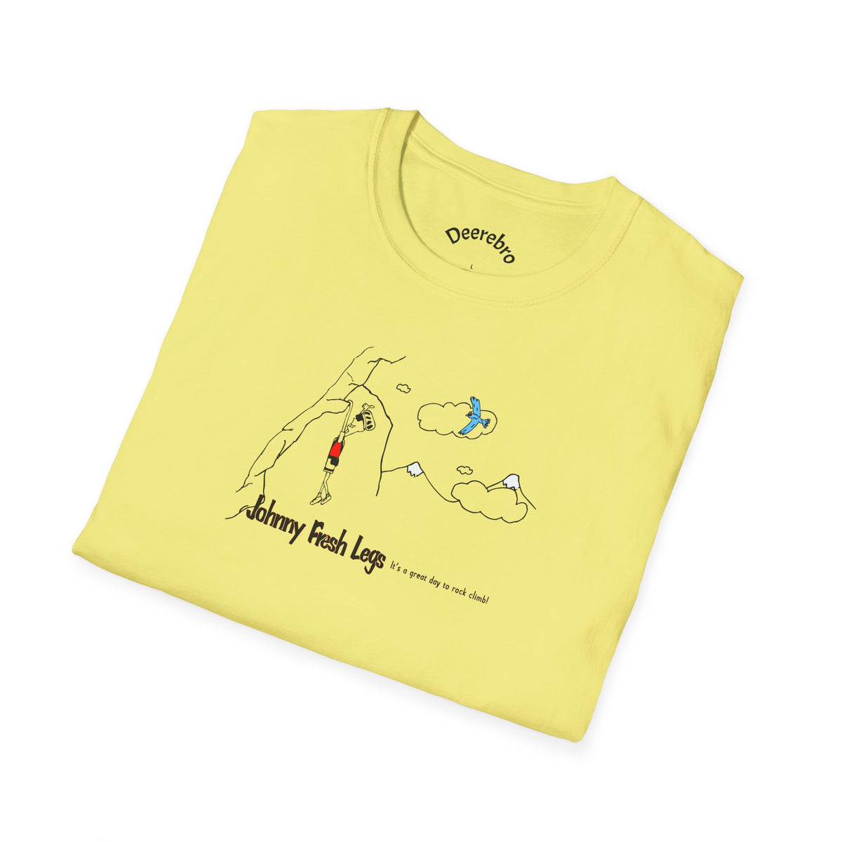 Free Climbing Tee – Rock Climbing Graphic Shirt