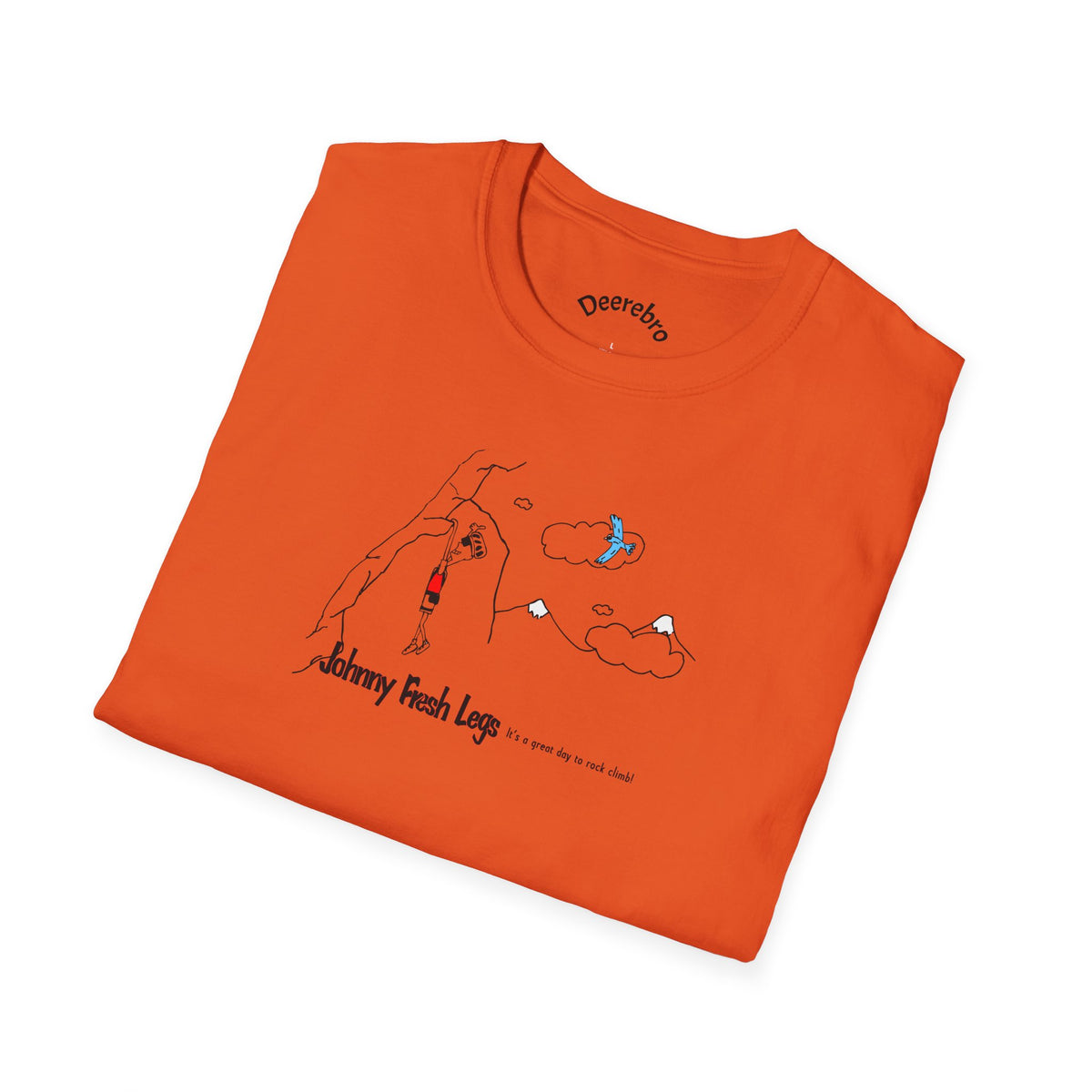 Free Climbing Tee – Rock Climbing Graphic Shirt