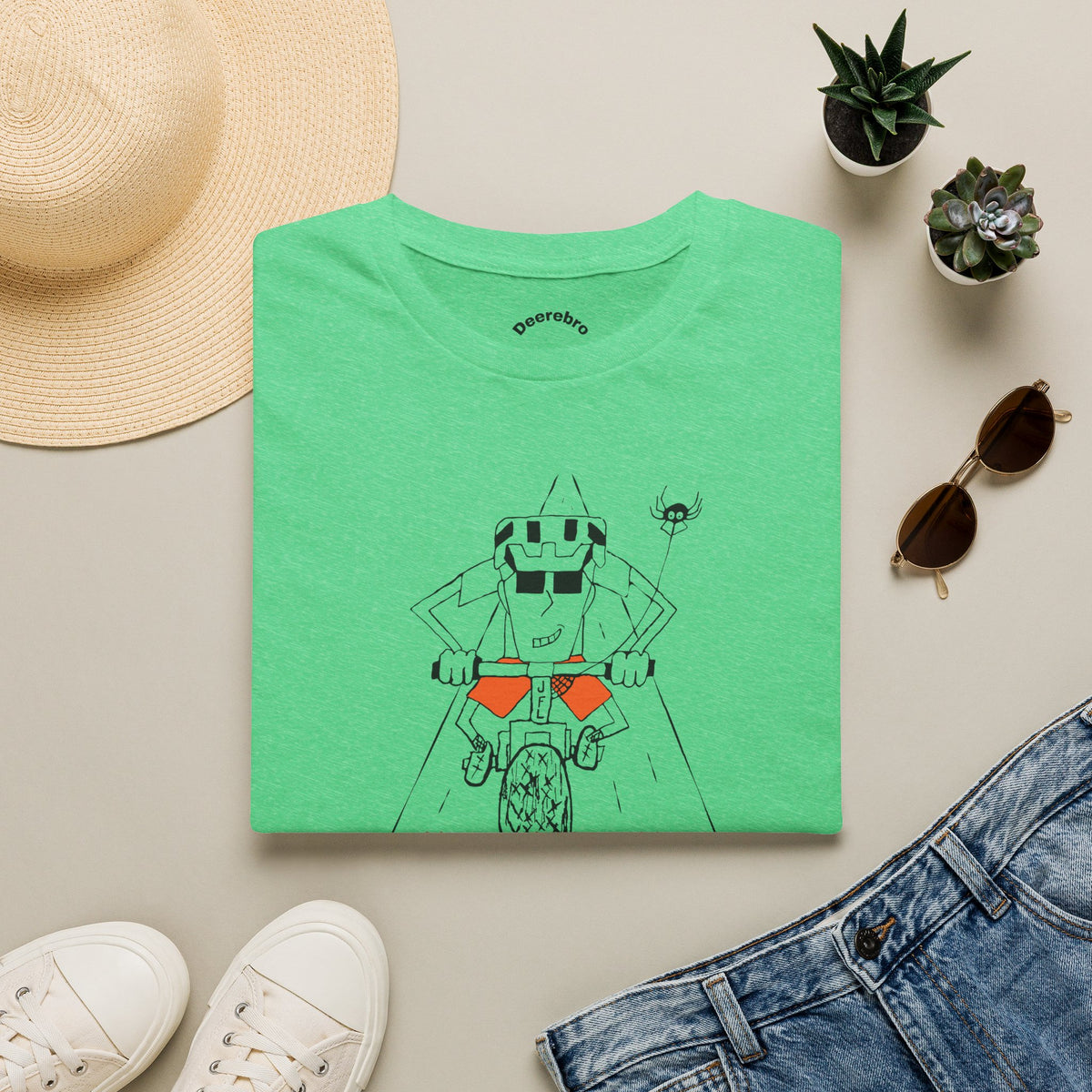 Along for the Ride Tee – Funny Mountain Bike Graphic Shirt