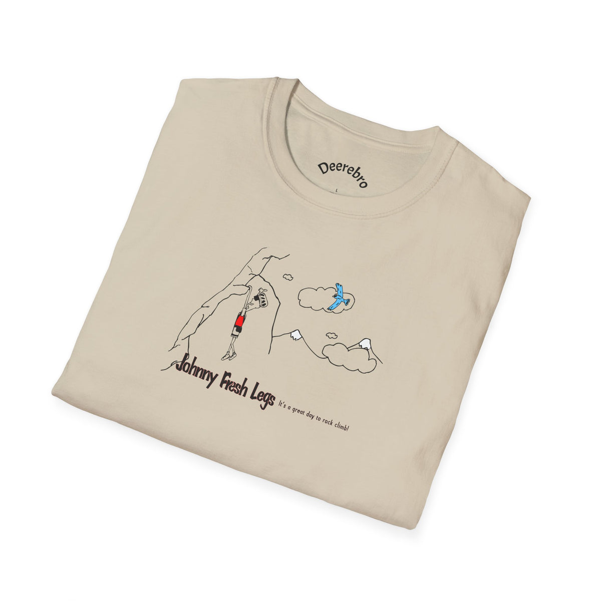 Free Climbing Tee – Rock Climbing Graphic Shirt