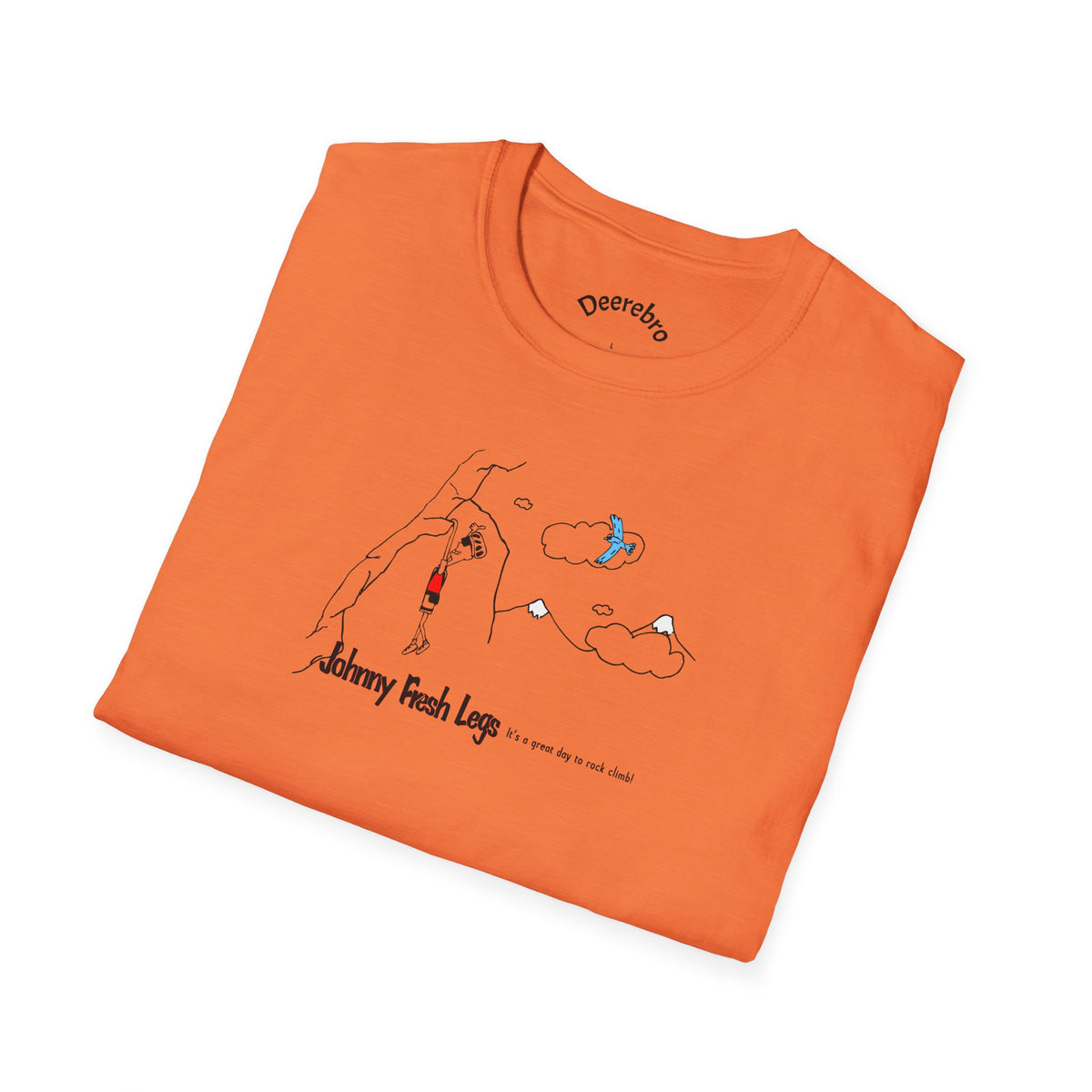 Free Climbing Tee – Rock Climbing Graphic Shirt