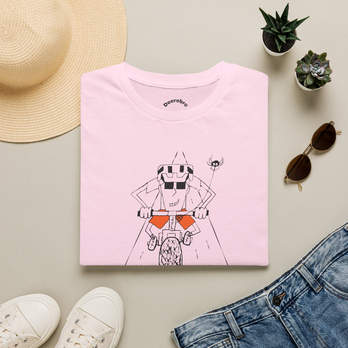 Along for the Ride Tee – Funny Mountain Bike Graphic Shirt
