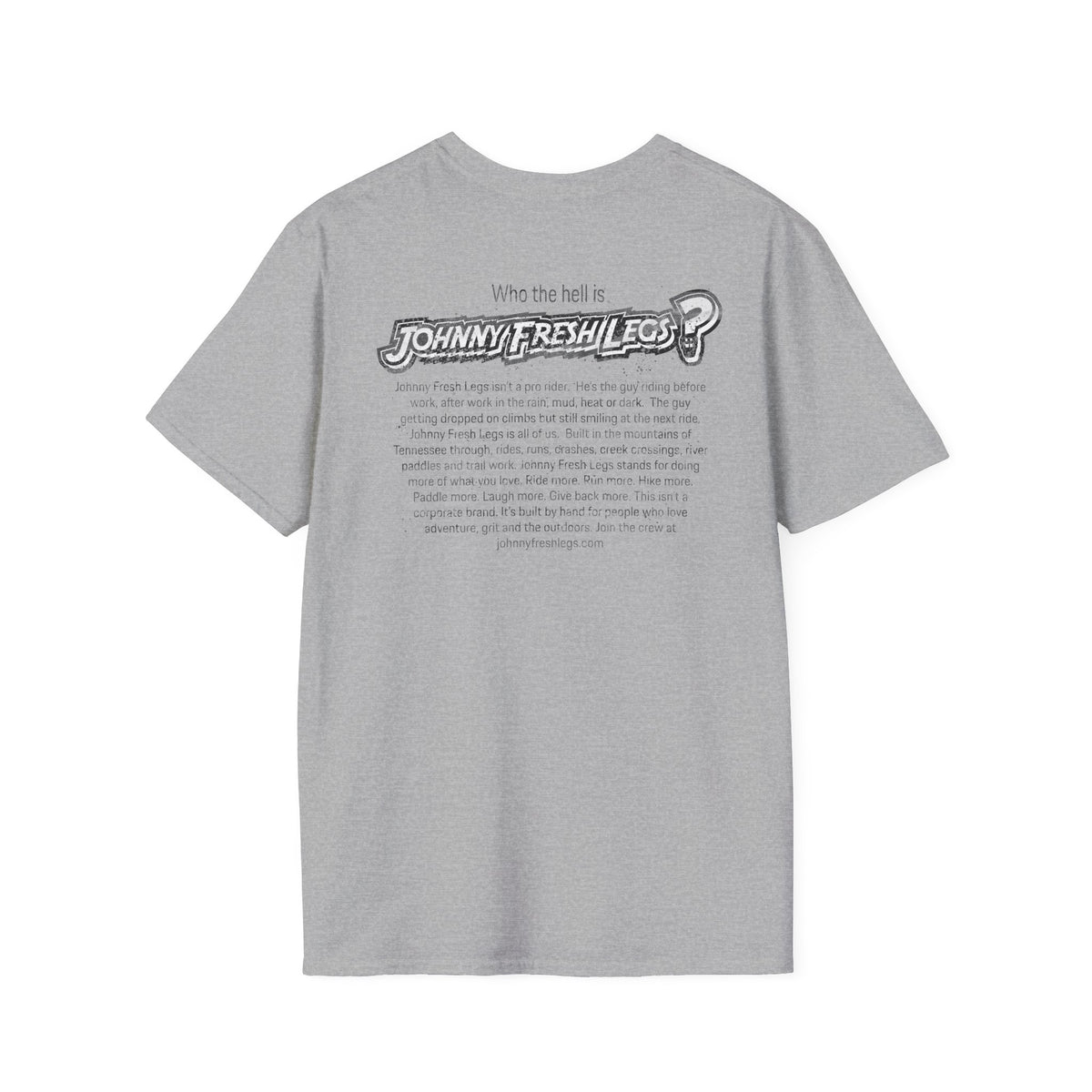 Who the Hell Is Johnny Fresh Legs? Tee – Manifesto Graphic Shirt