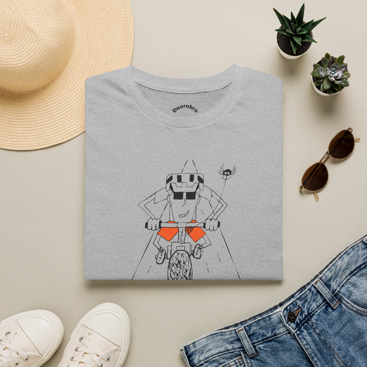 Along for the Ride Tee – Funny Mountain Bike Graphic Shirt