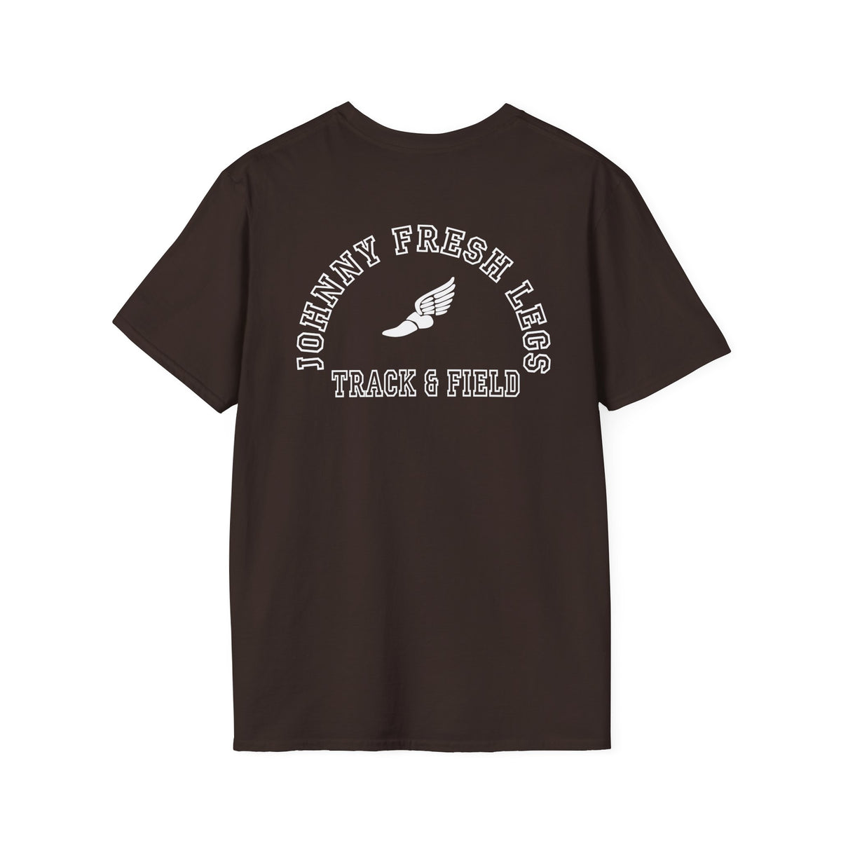 Track & Field Back-Print Tee – Old-School Team Running Shirt