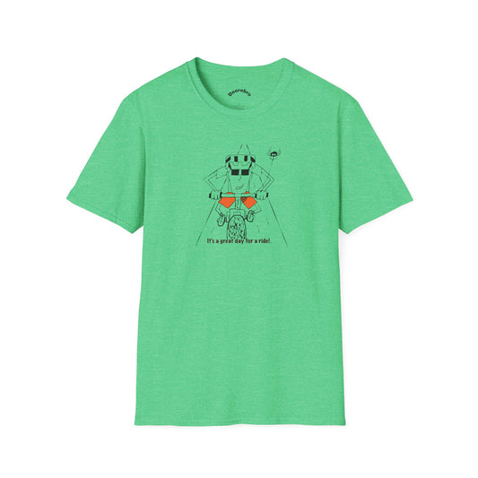 Along for the Ride Tee – Funny Mountain Bike Graphic Shirt