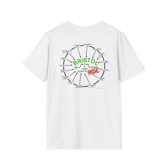 A Good Place to Ride Tee – Bristol TN-VA Cycling Shirt
