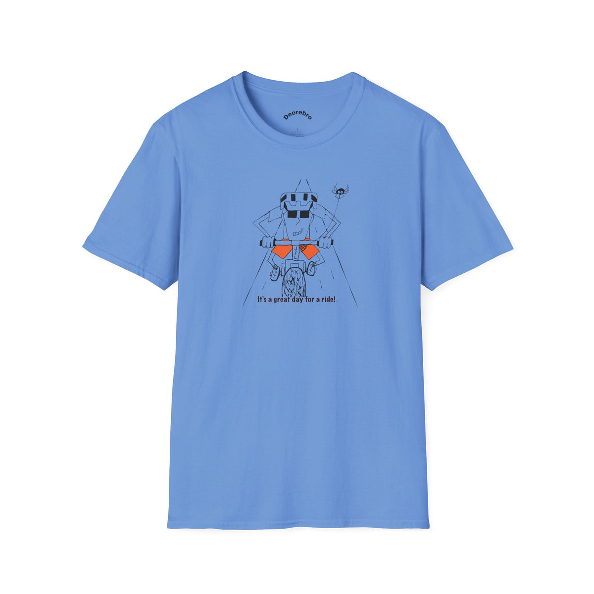 Along for the Ride Tee – Funny Mountain Bike Graphic Shirt
